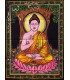 Tapiz de Buda meditación en algodón 100x100