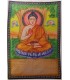 Tapiz de Buda meditación en algodón 100x100