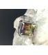 Ametrino - Bolivianita en anillo exclusivo de plata de ley