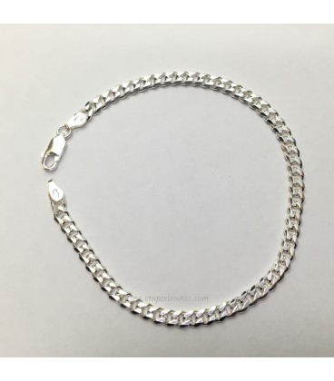 Pulsera de plata de ley 