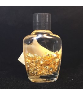 Láminas de Oro en botellita de cristal