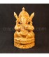 Talla de Ganesha en madera 