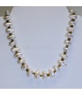 Collar de Perlas barrocas cultivadas con cierre de reasa metálica
