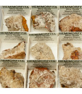 Hemimorfitas cristal de Méxixo en cajita individual de colección.