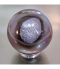 Ágata natural tallada en esfera de 50mm