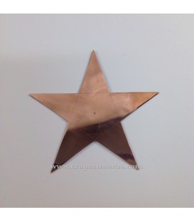 Estrella de cobre para orientar energías