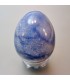 Huevo de Cuarzo azul con peana