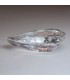 Excepcional gema de Cuarzo talla gota con Piritas poliédricas