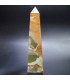 Obelisco de Ónix verde de Pakistán variedad de calcita