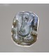 Ganesha tallada en Labradorita y en anillo de plata de ley
