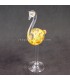 Láminas de oro de ley en flamenco de cristal
