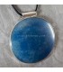 Impresionante Cuarzo azul en colgante de plata de ley