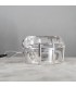 espectacular Cuarzo hialino talla oval 500 quilates en colgante de plata de ley