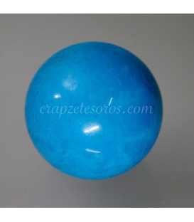 Turquenita tallada como esfera de 32 mm 