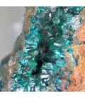Geodita de Dioptasa cristalizada de Nabimia