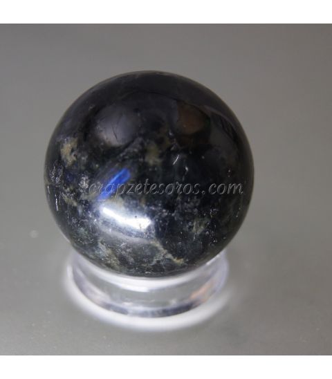 Labradorita tallada como esfera de 32 mm