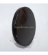 Obsidiana negra tallada como espejo natural
