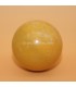Jaspe amarillo tallado como esfera de 32 mm 