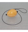 Calcita naranja huevo Yoni de 45mm para sanacion