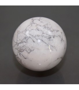 Howlita  natural en esfera de 50mm