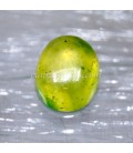 Granate verde o Uvarovita en talla gema cabujón 