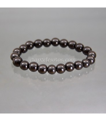 Pulsera Azabache bola 8 mm