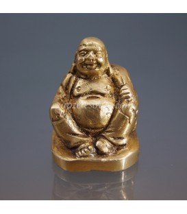 Caja de madera de teka con Buda