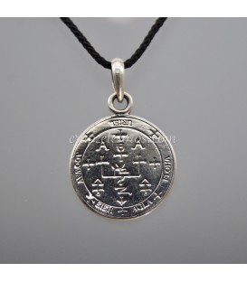 Medalla del Arcángel Uriel en colgante de plata de ley