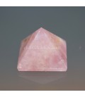 Cuarzo rosa en piramide de 28 mm