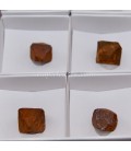 Magnetitas cristalizadas de Brasil en cajita de colección