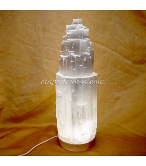Lámpara de Selenita natural