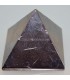 Shungita de Rusia tallada en pirámide 