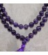 Mala o rosario oriental de Amatistas de 108 esferas