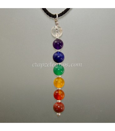 Colgante de Chakras en plata de ley