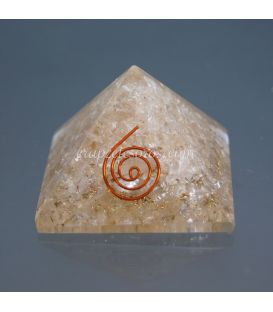 Pirámide Orgonites cobre y lapislázuli