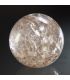 Esfera de Cuarzo y Granate en colgante original de plata de ley