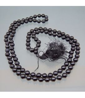 Mala o rosario oriental de esferas 8 mm de Ónix