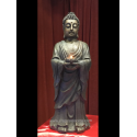 Impresionante Buda de 62 cm con bandeja de ofrendas, en resina
