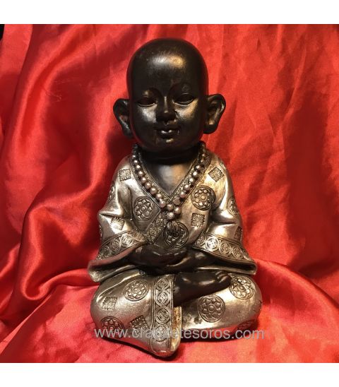 Buda niño de meditación  en resina