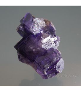 Fluorita cristalizada lila de U.S.A.