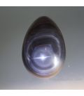 Obsidiana arcoiris ojo celeste en huevo de 55mm