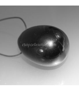 Obsidiana huevo Yoni de 45mm para sanación