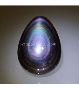 Obsidiana arcoiris huevo 45  mm