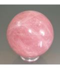 Esfera de intenso Cuarzo rosa de 73mm