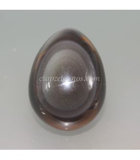 Obsidiana arcoiris en huevo de 55 mm