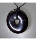 Obsidiana forma donut para colgar