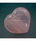Espectacular Cuarzo rosa forma corazón