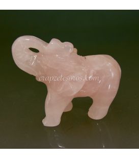 Elefante de Cuarzo rosa