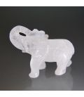 Elefante de Cuarzo blanco