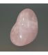 Gran corazón de Cuarzo rosa de 77mm